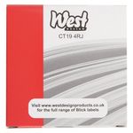 Blick Labels in Dispensers Round 19mm Yellow (Pack of 1280) RS012252