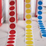 Blick Labels in Dispensers Round 19mm Yellow (Pack of 1280) RS012252