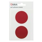 Blick Company Seal 50mm Diameter Red 8 Per Dispenser (160 Pack) RS014652