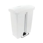 Rubbermaid Slim Jim Pedal Bin 30 Litres White 1883555