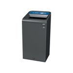 Rubbermaid Configure Container with Paper Recycling Label 87L Blue 2154753