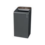 Rubbermaid Configure Container with Food Waste Label 87L Brown 2154756