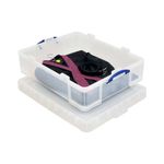 Really Useful 70L Plastic Storage Box W810xD620xH225mm Clear 70C