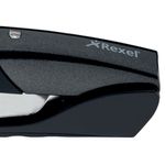 Rexel Gazelle Half Strip Stapler 20 Sheet Black 2100010