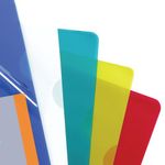 Rexel Nyrex Cut Flush Folders A4 Assorted (Pack of 25) 12161AS