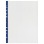Rexel Quality Pocket A4 Blue Spine Embossed (Pack of 25) 12233