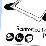 Rexel Nyrex Premium Pocket CKP/A4 Green Spine Glass Clear (Pack of 100) 12265