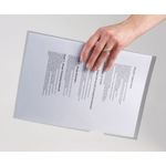 Rexel Anti Slip Cut Flush Folders A4 Clear (Pack of 25) 2102211