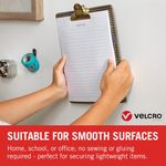 Velcro Stick On Coins Loop Only 19mm White (Pack of 125) VEL-EC60232