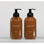 Soap2O Foaming Hand Soap Empty Plastic Bottle 500ml S2OHS500F