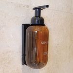 Soap2O Wall Brackets for 500ml Bottles Black Pack of 2 S2OWB-BLK