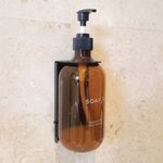 Soap2O Wall Brackets for 500ml Bottles Black Pack of 2 S2OWB-BLK