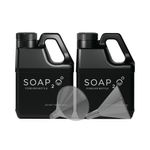 Soap2o Forever Bottles with Funnels 4 Litres Pack of 2 S2O4LFBX2