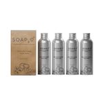 Gel Hair + Hand + Body Soap Super Refill Makes 4 Litres (Pack of 4) S2OAB150