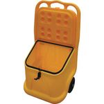 Mobile Salt and Grit Bin Kit Yellow 75L 389550