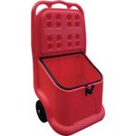 Mobile Salt and Grit Bin Red 75L 412103