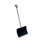 Alpinus Eco Snow Pusher Shovel 550x195x1400mm Black 426681
