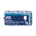 Tork Reflex M4 Centrefeed Tissue 2-Ply 150m Blue (Pack of 6) 473263
