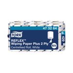 Tork Reflex M4 Centrefeed Roll 2-Ply 150m White (6 Pack) 473264