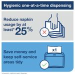 Tork Xpressnap 1-Ply Napkins 4 Fold White (Pack of 1125) 10840