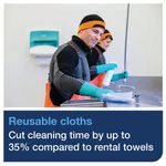 Tork W4 Cleaning Cloth Blue 100 Sheets (500 Pack) 530278