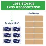 Tork SmartOne Toilet Roll 2-Ply White 1150 Sheets (Pack of 6) 472242