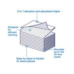 Tork 2 in 1 Scouring and Cleaning Cloth White 450150 (Pack of 360)