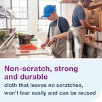 Tork 2 in 1 Scouring and Cleaning Cloth White 450150 (Pack of 360)
