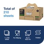 Tork Industrial Cleaning Cloth Grey (Pack of 210)520372