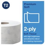 Tork T2 System Mini Jumbo Roll 2-Ply 850 Sheets (12 Pack) 110254