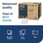 Tork Folded Toilet Paper White (Pack of 8712) 114277