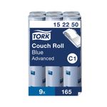 Tork C1 Couch Roll 2-Ply 54m Blue (Pack of 9) 152250