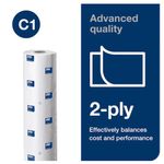 Tork C1 Couch Roll 2-Ply Advanced 500mm x 54.45m Pack of 9 150250