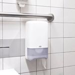 Tork T6 Twin Mid-Size Toilet Roll Dispenser White 557500