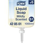 Tork Mild Liquid Hand Soap Refill S1 1 Litre (Pack of 6) 420501