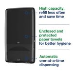 Tork PeakServe Automatic Hand Towel Dispenser Black 552509