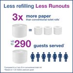 Tork OptiServe Coreless 2-Roll Toilet Roll Dispenser Black 558068