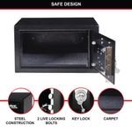 Master Lock Security Safe Key Lock Black X031ML