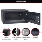Master Lock Electronic Lock Laptop Safe 22 Litre Black X075ML