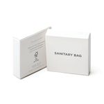 White Boxed Eco Sanitary Bag 130x260mm (Pack of 250) I018