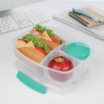 Sistema 3 Split Lunch Box with Yoghurt Pot 2L 20920