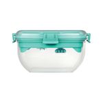 Sistema Salad Max to Go Coloured Clip 1.63L Clear 21357
