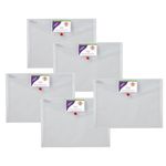 Snopake Polyfile ID Wallet A4 Transparent (Pack of 5) 12560