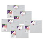 Snopake Polyfile ID Wallet A4 Transparent (Pack of 5) 12560