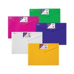 Snopake Polyfile ID A4 Polypropylene Bright Assorted (Pack of 5) 12565