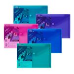 Snopake Polyfile A5 Electra Assorted (Pack of 5) 11355