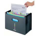 Snopake Eligo Desk Expander 13 Part Landscape Black 15174