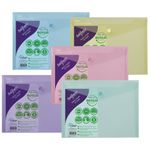 Snopake Reborn Polyfile A5 Assorted (Pack of 5) 15910