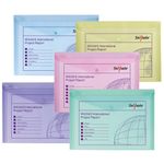 Snopake Reborn Polyfile A4 Assorted (Pack of 5) 15912