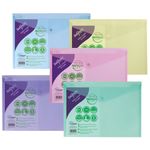 Snopake Reborn Polyfile A4 Assorted (Pack of 5) 15912